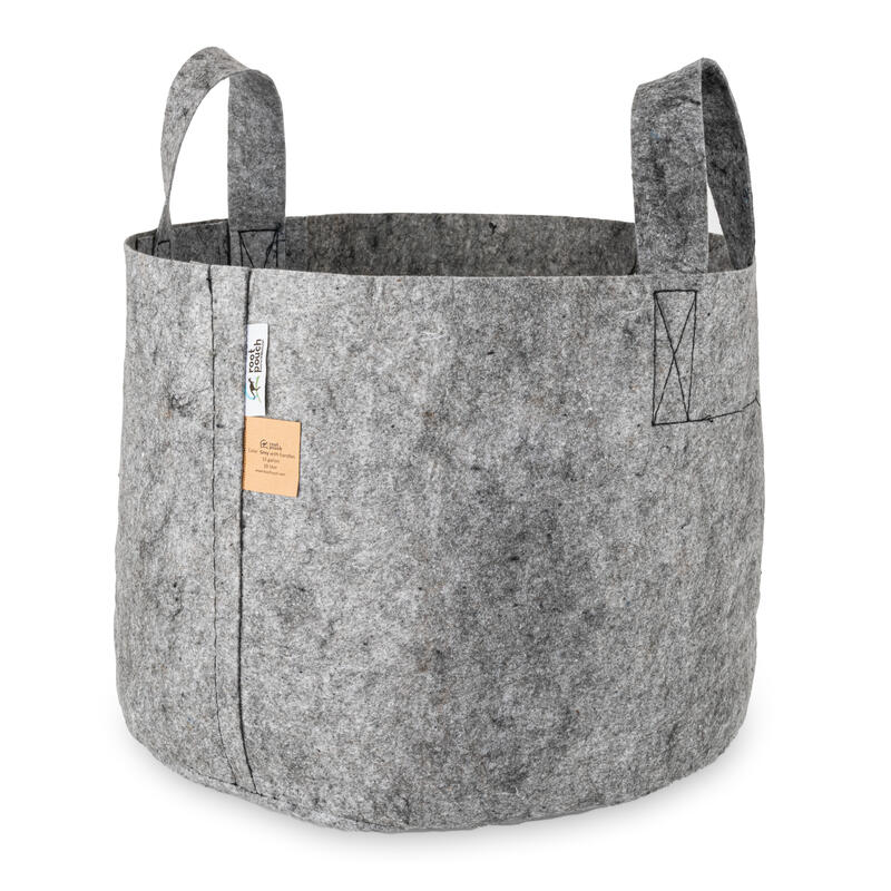 Root Pouch mit Griffen-Grey 250 g/m² - 39 l