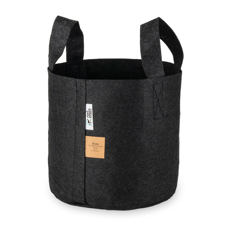 Root Pouch mit Griffen-Black 260 g/m² - 16 l