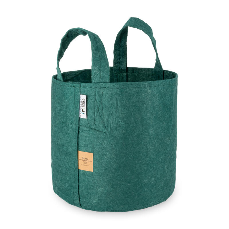 Root Pouch mit Griffen-Forest Green 250 g/m² - 16 l