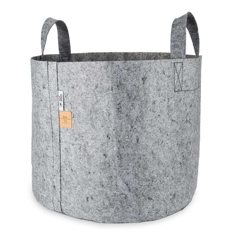 Root Pouch mit Griffen-Grey 250 g/m² - 78 l